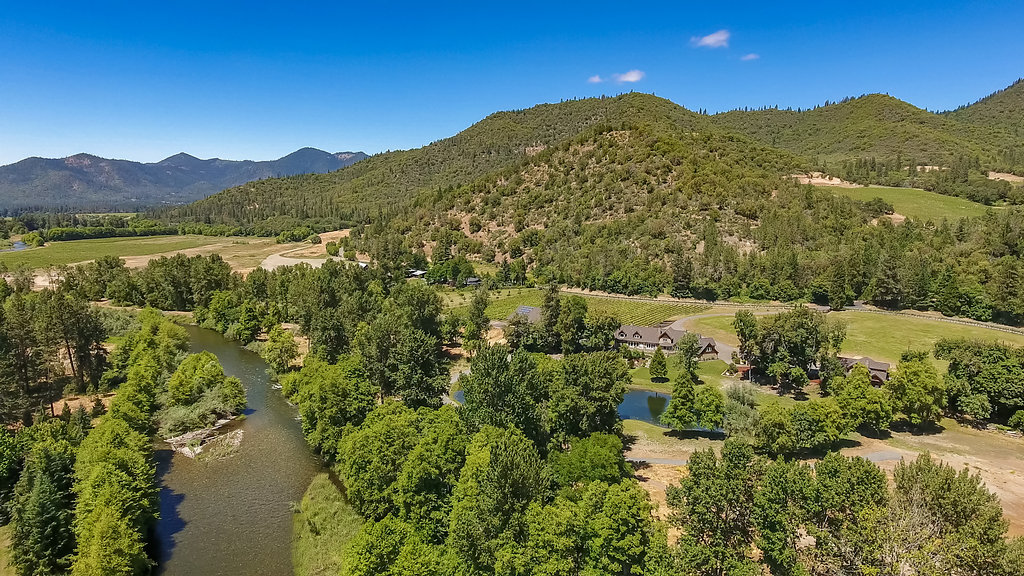 Aerial, Applegate River and Prop